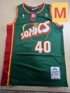 NBA ソニックス ショーン・ケンプ 40 ユニフォーム リバーシブル 44