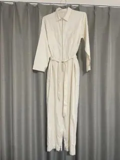 GALLARDAGALANTE フロントジップ オールインワン アイボリー