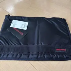 BRIEFING ブラック ナイロンポーチ