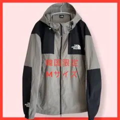 美品 韓国限定 ノースフェイス マウンテンライトジャケット M グレー ブラック