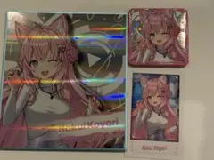 ホロライブ expo fes スクエア缶バッジ　色紙　チェキ　博衣こより
