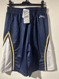 新品　asics バスケットボールパンツ バスパン　バスケットショーツ　メンズL