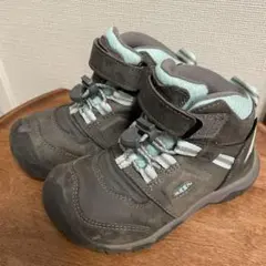 KEEN キッズ トレッキングシューズ　登山靴 17cm グレー