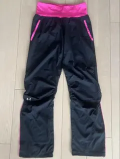 UNDER ARMOUR トレーニングパンツ ブラック×ピンク S Mのサムネイル