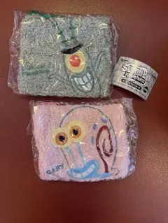 【未開封】スポンジボブ もこもこスクエアポーチ ゲイリープランクトン