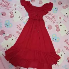 SPIRALGIRL 赤のワンピース 【推しが赤の人是非！】