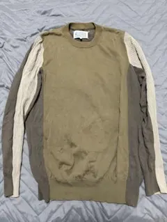 マルジェラ 切り替えニット　Mサイズ