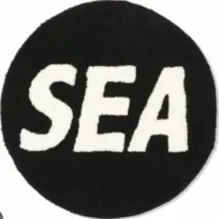 新品未開封　WIND AND SEA ロゴ入り 円形ラグのサムネイル