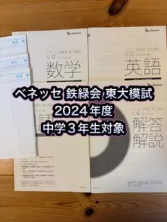 ベネッセ鉄緑会　東京大学入試対策講座　徹底研究編　英語テキスト、解説編2冊 ベネッセ鉄緑会 東京大学入試対策講座 徹底研究編 英語テキスト