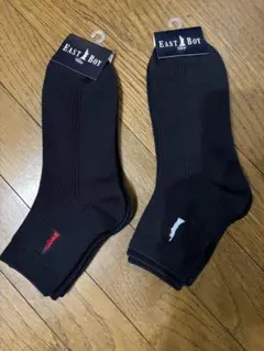 レディースソックス　イーストボーイ　通学用靴下　刺繍色違い　4足セットのサムネイル