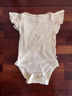 【baby gap】 フリル袖ロンパース
