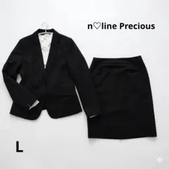 エヌラインプレシャス スーツ セットアップ ブラックストライプ ウォッシャブルLのサムネイル