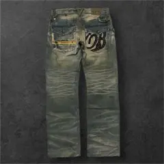 00s archive y2k デニム フレア ギミック ギャル 平成　極太