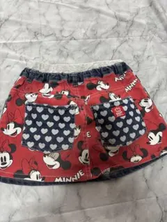 BABYDOLL デニムスカート 140 キッズ ミニー　女の子