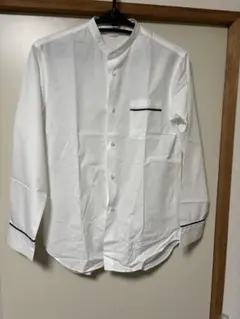 中*子様 soe shirt バンドカラーシャツ 長袖シャツ　白