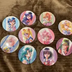 セーラームーン　ミュージアム　缶バッジ　コンプリート