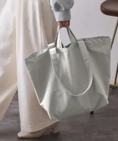 OPAQUE.CLIP INDEX エコバッグ L トート グレー