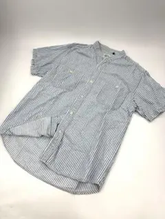希少/美品/orslow/ヒッコリー ストライプ デニム 半袖 シャツ/1のサムネイル