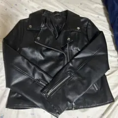 ブラック ライダースジャケット Lサイズ