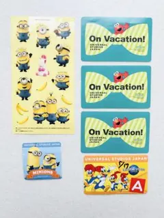 【ユニバ】【ミニオン】ステッカーセット