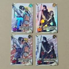 NARUTO カードゲーム バンダイ 初期 4枚セット 白 桃地再不斬 - メルカリ