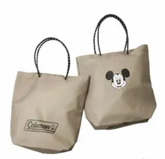 オトナミューズ7月号付録　コールマン/ディズニー両A面トートバッグ　新品未使用品