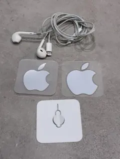 Apple純正イヤフォンと付属品セット