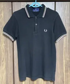 Fred Perry ポロシャツ ブラック 紫 サイズ40 - メルカリ