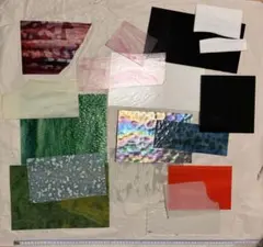 ✽ステンドグラス✽ ガラス板 大きめ　まとめて14種　セット　材料3mm