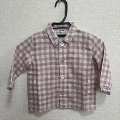 ピンクチェック ベビー服セット