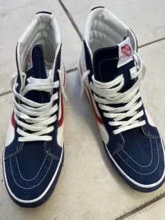 スタンダードカリフォルニア✖️Vans Sk8-Hi ネイビー/ホワイト/レッド