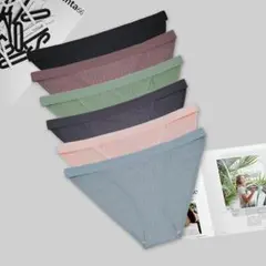 ◎フロントT◎ふんどし◎ショーツ◎XXL(3L)サイズ◎6色6枚セットのサムネイル