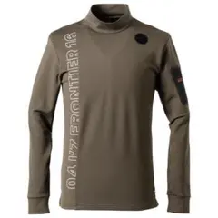 アイズフロンティア　9103 裏起毛ストレッチ長袖モックネックシャツ L