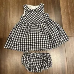 next baby チェック柄ワンピース ドレス 女の子