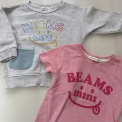 BEAMS mini トレーナー・Ｔシャツ　９０センチ