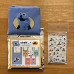 パペットスンスン エコバッグ アクリルパーツセット サンキューマート