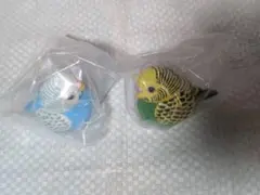 ふっくら福福インコ セキセイインコ2種 ガチャ　トレーディングフィギュア ふっくら福福インコ セキセイインコ2種 ガチャ トレーディング