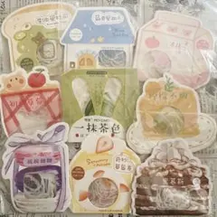 海外文具 シール フレークシール 9点 まとめ売り ✩.*˚