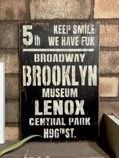 ヴィンテージバスロールサイン本物　120×67cm 2025年最新】バスロールサイン ヴィンテージの人気アイテム