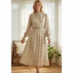 花柄ロングワンピース RAY CASSIN フェミニン エレガンス