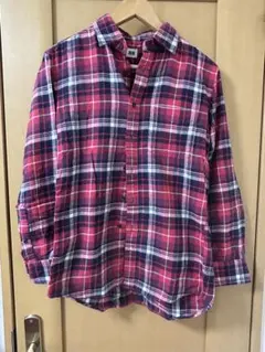 ユニクロ　チェックネルシャツ