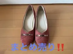 NUOVO パンプス ピンク パイソン柄ヒール 2足まとめ売り