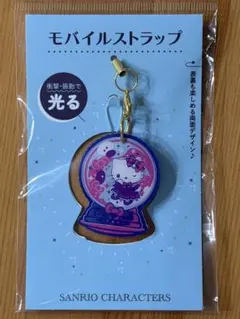 【新品☆未使用】ハローキティ 光るモバイルストラップのサムネイル