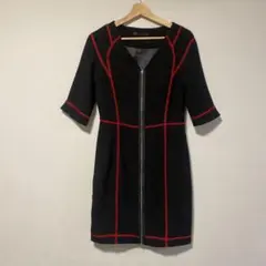 MARC BY MARC JACOBS 黒いひざ丈レトロワンピース L