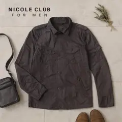 NICOLE CLUB FOR MEN テーラードジャケット ブラック