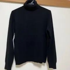 UNIQLO カシミヤ100% タートルネックニット ブラック　L