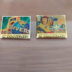ユニバーサル・スタジオ・ジャパン 1周年ピンバッジ