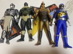 特撮フィギュア 仮面ライダー・キョウリュウブルー　4体セット