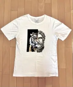 ZARA ホワイト Tシャツ タイガー