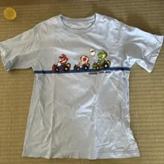 UNIQLO ユニクロ　マリオ　マリオカート Tシャツ 水色　130